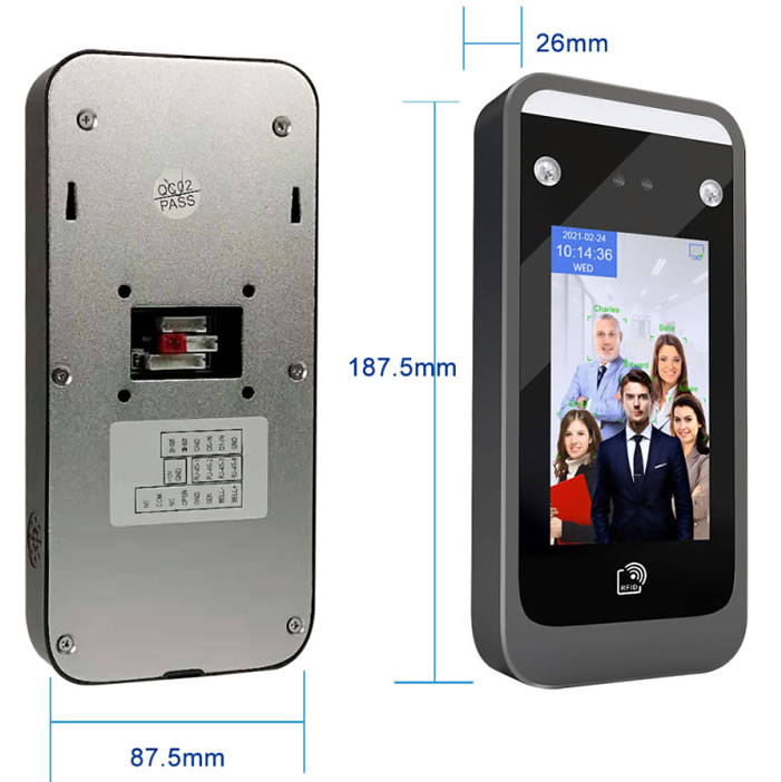AI26 Dynamic Biometric Facial Recognition System For Access Control